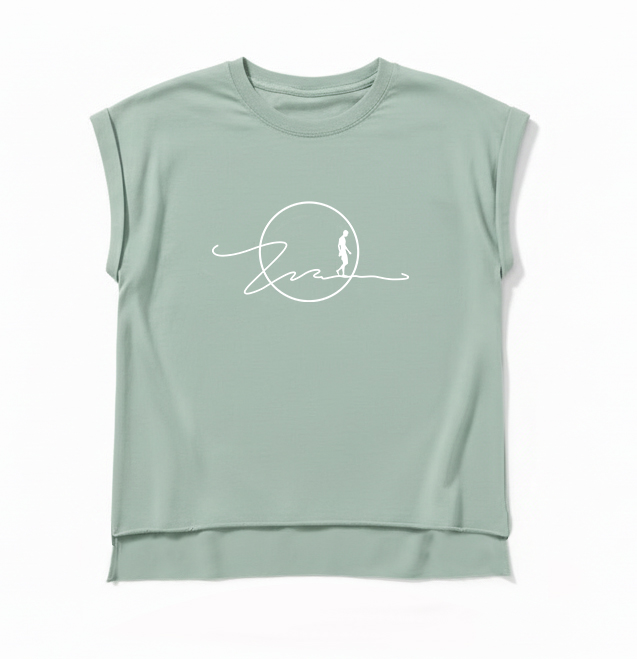 _Prophetic Christian Clothing Brand Streetwear Waterwalker Women's Logo Muscle Tee