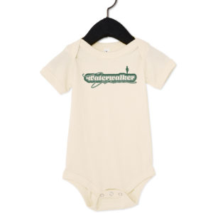 Waterwalker Baby Text Onesie