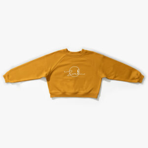 Waterwalker Logo Raglan Pullover Fleece - Mustard