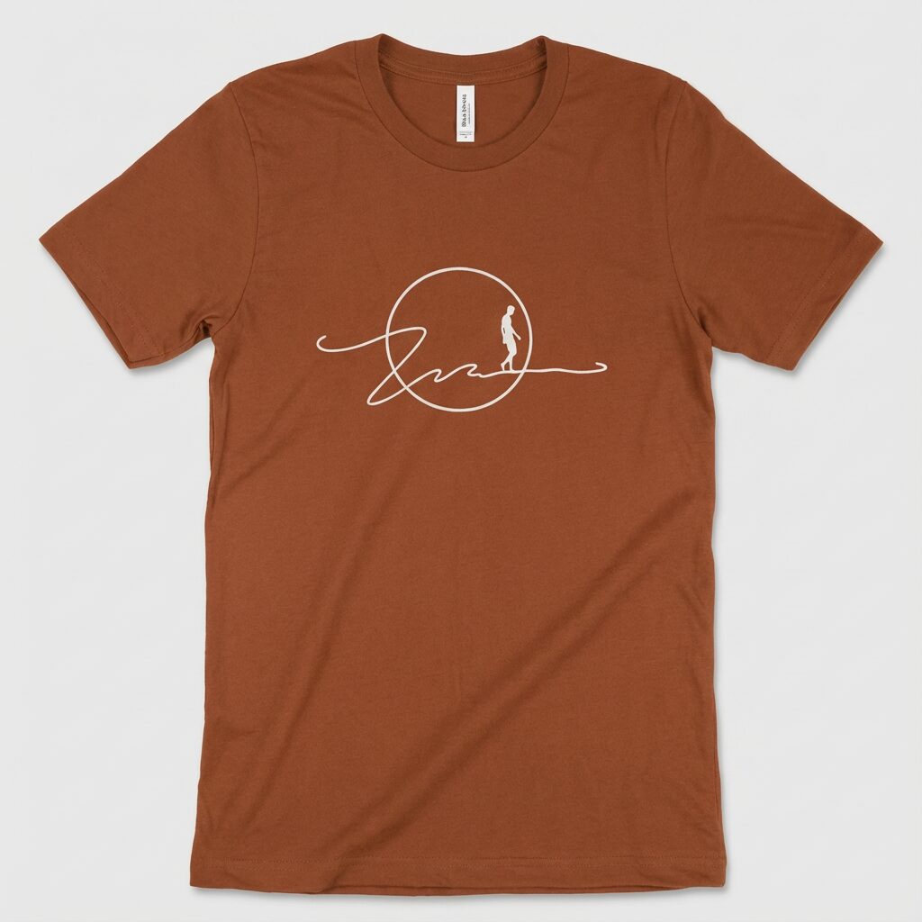 _Prophetic Christian Clothing Brand Streetwear Waterwalker Logo Tee - Image 3