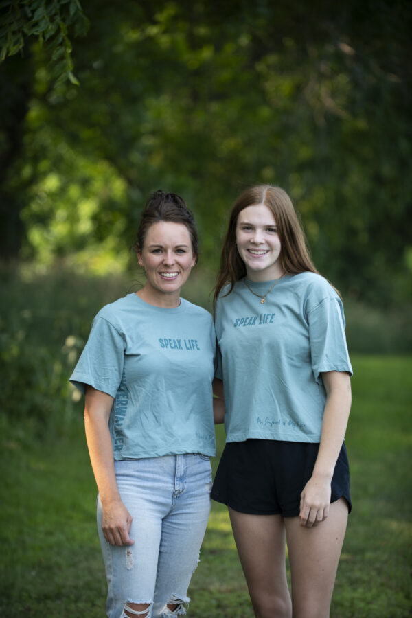 SPEAK LIFE Women's Boxy Tee - Image 3