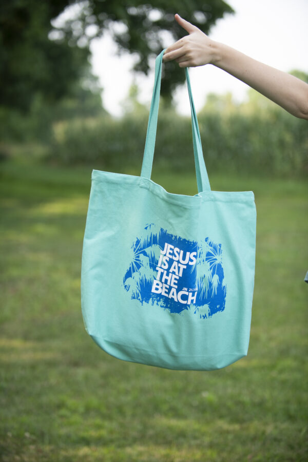 Jesus is at the Beach Tote - Image 2