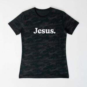 Jesus. Women's Camo Tee