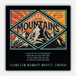 Psalm 121:1–2 — Scripture Memorization Static Cling