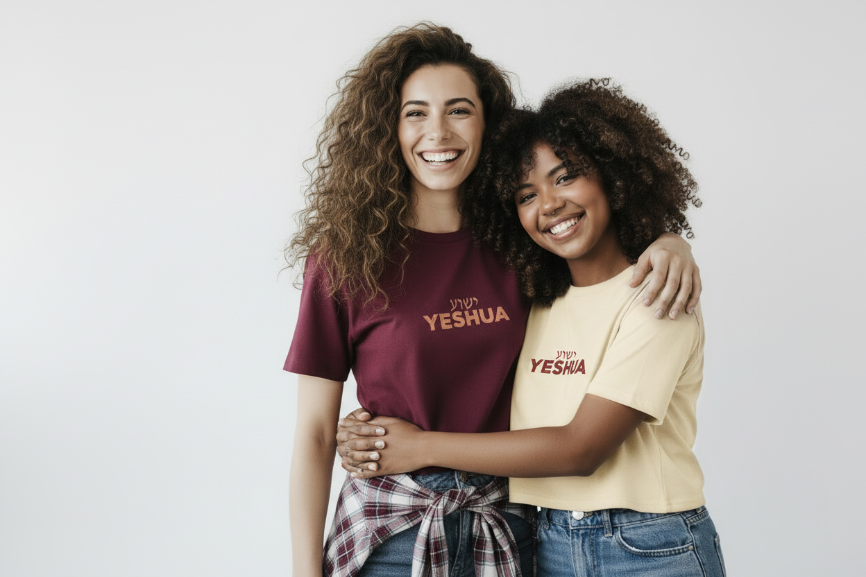 _Prophetic Christian Clothing Brand Streetwear YESHUA Wind & Waves Women's Boxy Tee - COMING SOON - Image 6