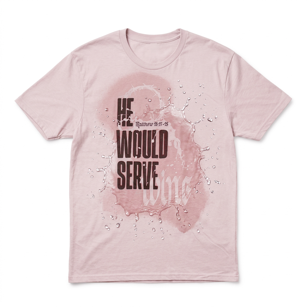 _Prophetic Christian Clothing Brand Streetwear He Would Serve Relaxed Tee - Image 2